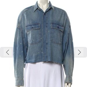R13 denim shirt - m